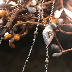 Silpada Sterling Fall in Line Necklace N3394 Long